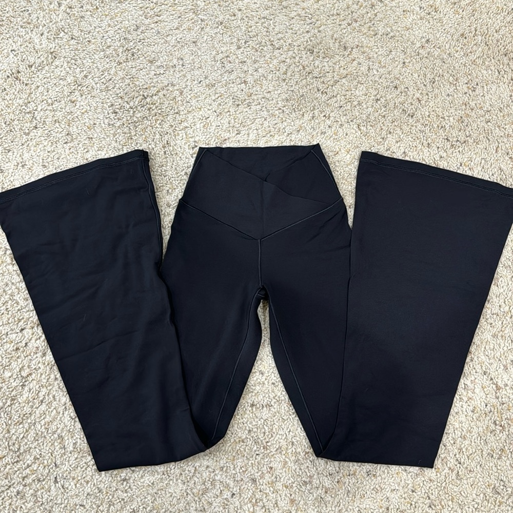 Aerie Crossover flare leggings